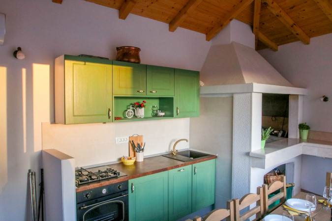 Exterior equipped with swimming pool, terrace and barbecue, Villa Natasha with Pool Makarska