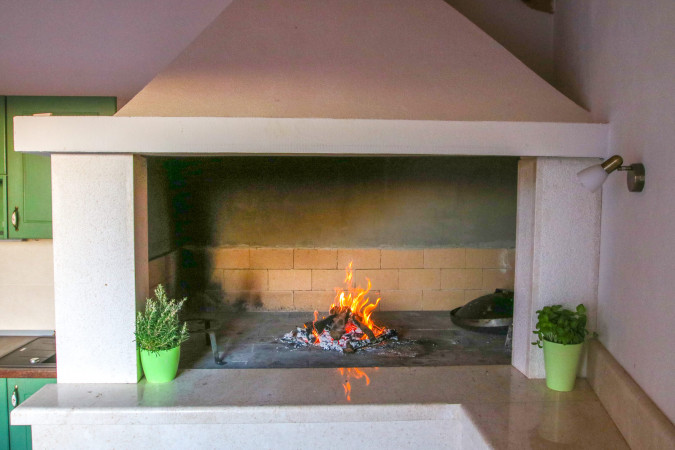 Exterior equipped with swimming pool, terrace and barbecue, Villa Natasha with Pool Makarska